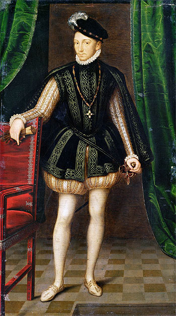 Portrait of Charles IX, n.d. | Francois Clouet | Giclée Leinwand Kunstdruck
