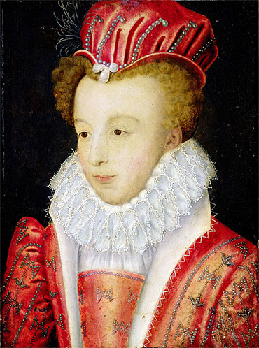 Marguerite de Valois, c.1572 | Francois Clouet