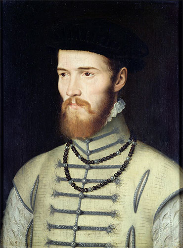 Portrait of a Man, possibly Don John of Austria, c.1570 | Francois Clouet | Giclée Leinwand Kunstdruck
