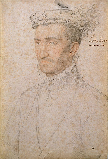 Henri II d'Albret Count of Foix and Bigorre, c.1550 | Francois Clouet | Giclée Papier-Kunstdruck