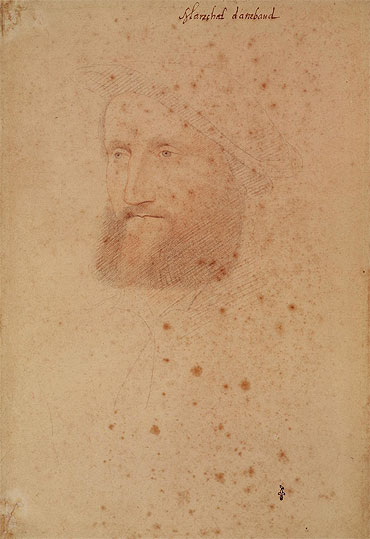 Portrait of Claude d'Annebault Admiral and Marshal of France, c.1535 | Francois Clouet | Giclée Papier-Kunstdruck