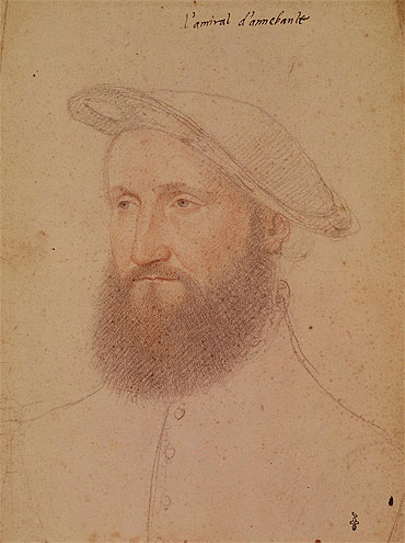 Portrait of Claude d'Annebault Admiral and Marshal of France, c.1535 | Francois Clouet | Giclée Papier-Kunstdruck