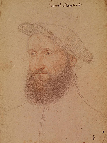 Portrait of Claude d'Annebault Admiral and Marshal of France, c.1535 | Francois Clouet