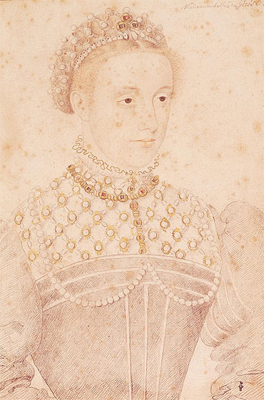 Portrait Presumed to be Mary Queen of Scots, c.1560 | Francois Clouet | Giclée Paper Art Print