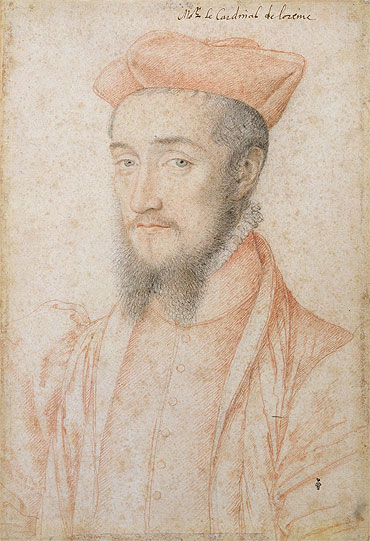Portrait of Cardinal Charles de Lorraine, c.1555 | Francois Clouet | Giclée Paper Print
