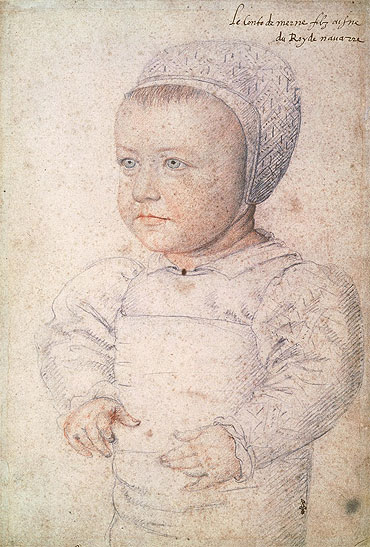 Louis Charles de Bourbon, Graf von Marle, 1555 | Francois Clouet