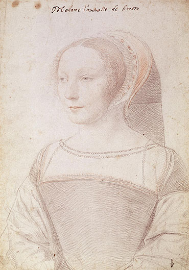 Francoise de Longwy wife of Philippe Chapot, Seigneur de Brion, c.1535 | Francois Clouet | Giclée Paper Art Print