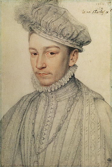 Portrait of King Charles IX of France, 1566 | Francois Clouet | Giclée Paper Print