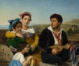 Musical Group, 1821 by Francois Navez | Canvas Print