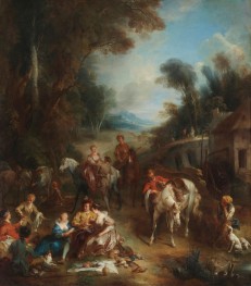 A Hunting Party, 1730 | Francois Lemoyne