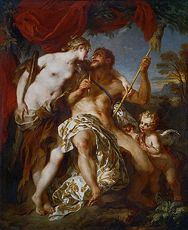Francois Lemoyne | Hercules and Omphale, 1724 | Giclée Canvas Print
