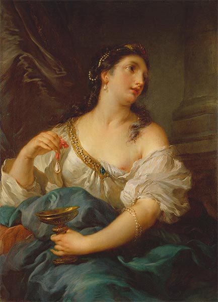 Kleopatra, c.1725 | Francois Lemoyne | Giclée Leinwand Kunstdruck