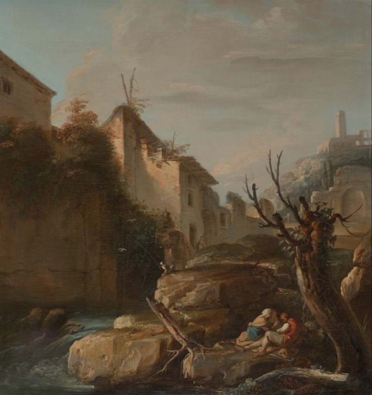 Appenine Landscape, 1730 | Francois Lemoyne | Giclée Canvas Print