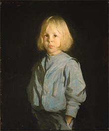 Portrait of a Boy, 1896 by Frank Weston Benson | Canvas Print