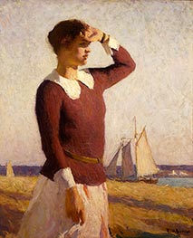 The Watcher | Frank Weston Benson | Painting Reproduction