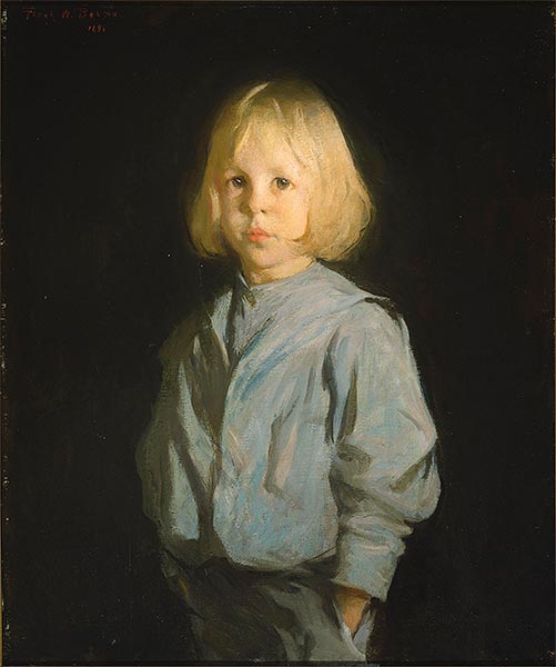 Frank Weston Benson | Portrait of a Boy, 1896 | Giclée Canvas Print