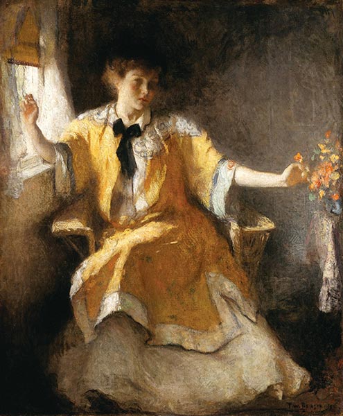 Young Girl by a Window, 1911 | Frank Weston Benson | Giclée Canvas Print