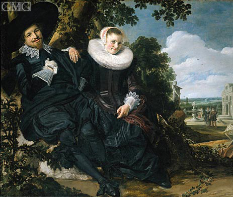 Frans Hals | Ehepaar in einem Garten, c.1622 | Giclée Leinwand Kunstdruck