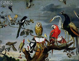 Concert of Birds, n.d. von Frans Snyders | Leinwand Kunstdruck