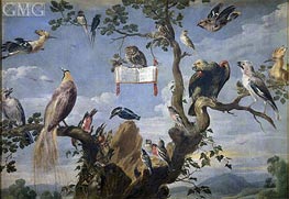Concert of the Birds, c.1629/30 von Frans Snyders | Leinwand Kunstdruck