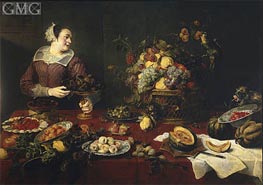 The Fruit Girl | Frans Snyders | Painting Reproduction