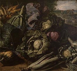 Vegetable Still Life | Frans Snyders | Painting Reproduction