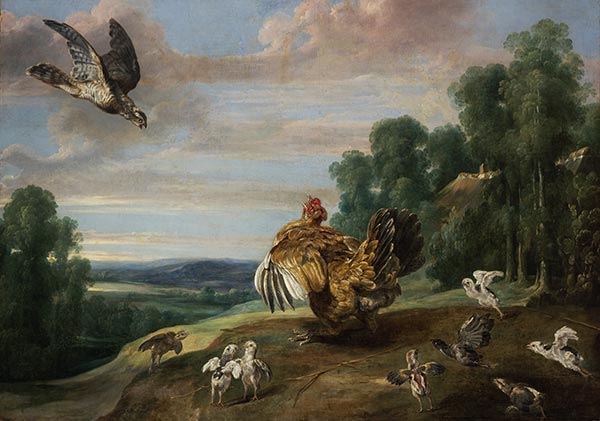The Hawk and the Hen, 1646 | Frans Snyders | Giclée Canvas Print