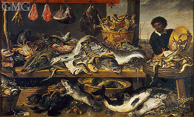 Fish Market, c.1620 | Frans Snyders | Giclée Leinwand Kunstdruck
