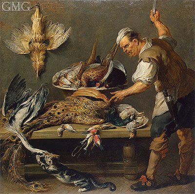 Frans Snyders | Cook at a Kitchen Table with Dead Game on it, c.1634/37 | Giclée Canvas Print