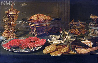 Frans Snyders | Still Life with a Lobster, Undated | Giclée Canvas Print