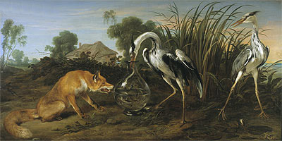 Frans Snyders | Sable of the Fox and the Heron, Undated | Giclée Canvas Print