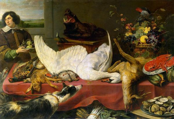 Stillleben mit einem Schwan, 1775 | Frans Snyders