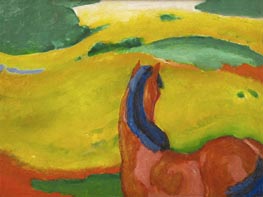 Franz Marc | Horse in a Landscape | Giclée Canvas Print