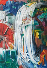 Franz Marc | The Bewitched Mill | Giclée Canvas Print
