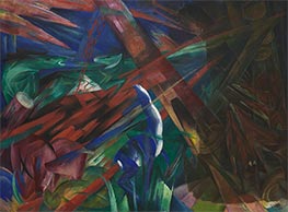 Animal Destinies (The Trees Showed Their Rings, the Animals Their Veins) | Franz Marc | Painting Reproduction