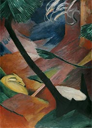Deer in the Forest II | Franz Marc | Painting Reproduction