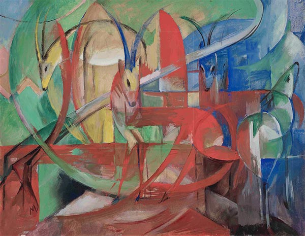 Gazellen, c.1913/14 | Franz Marc