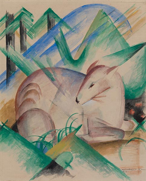 Rothirsch, 1913 | Franz Marc