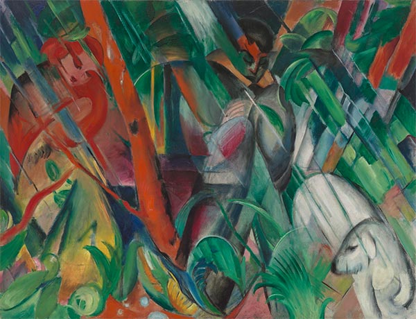 Im Regen, 1912 | Franz Marc