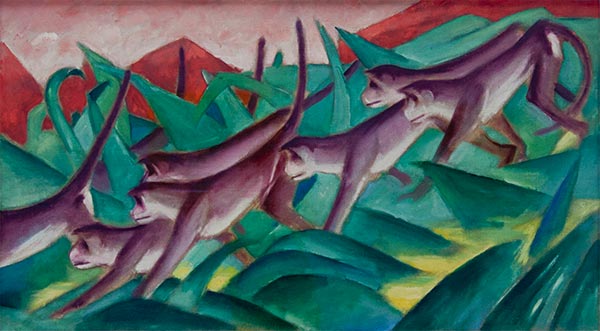Affenfries, 1911 | Franz Marc