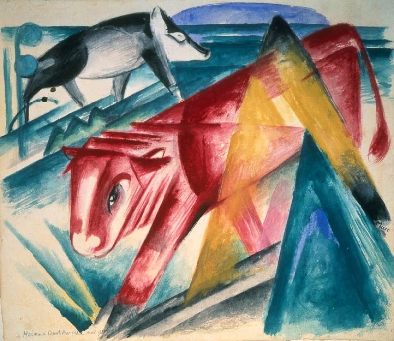 Animals, 1913 | Franz Marc | Giclée Paper Art Print