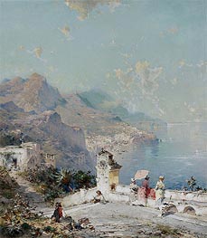 Unterberger | Amalfi, Gulf of Salerno, undated | Giclée Canvas Print