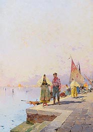 Unterberger | A Sunny Day in Venice | Giclée Canvas Print