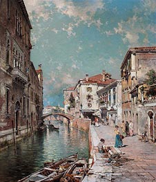 Rio Tiorado, Venice, c.1894/95 by Unterberger | Canvas Print