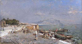 On the Waterfront, Palermo, undated by Unterberger | Canvas Print