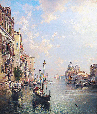 Unterberger | Grand Canal, Venice, undated | Giclée Canvas Print
