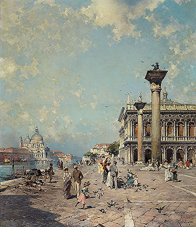 Unterberger | Piazza San Marco, Venice, c.1894/95 | Giclée Canvas Print
