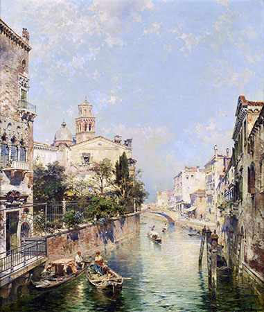 Unterberger | Santa Barnaba, Venice, undated | Giclée Canvas Print