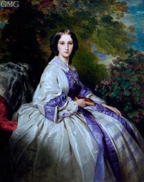 Countess Alexander Nikolaevitch Lamsdorff, 1859 by Franz Xaver Winterhalter | Canvas Print