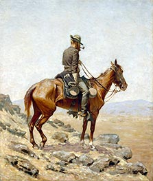 The Lookout, 1887 by Frederic Remington | Canvas Print